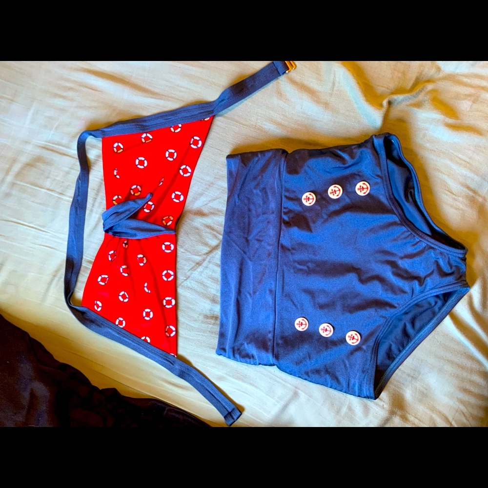 Fables by Barrie Pin Up Sailors Swim Suit